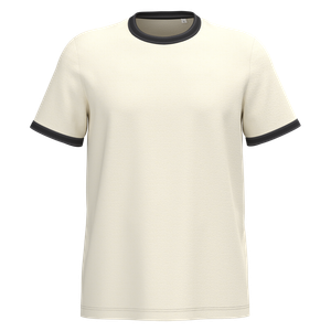 Eco-Friendly Men's Ringer T-shirt With Washed Effect Binding, miniatyr 1